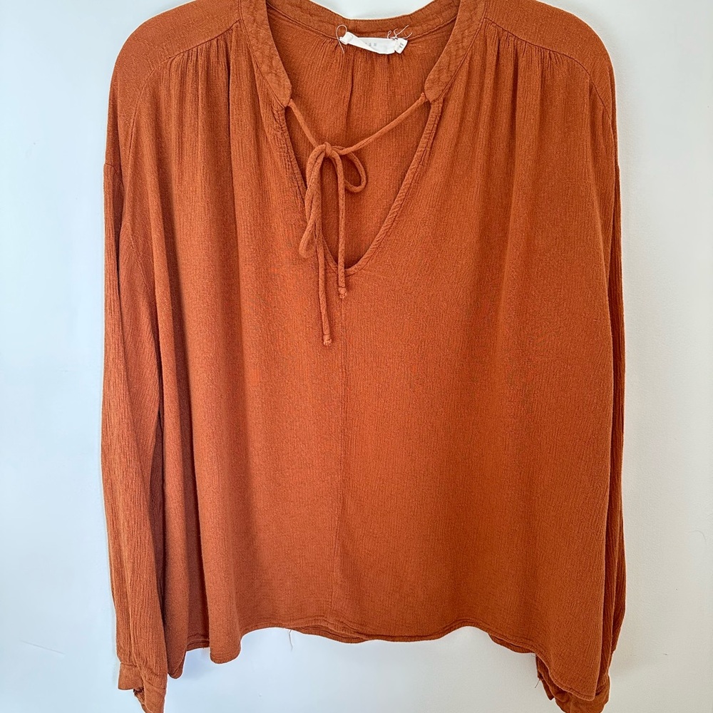 Lush Terracotta Blouse